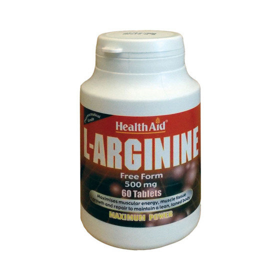 Health Aid L-Arginine 500 mg 60 Ταμπλέτες